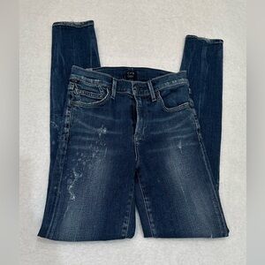 Citizens Of Humanity Rocket High Rise Skinny Jeans with Distressed Finish